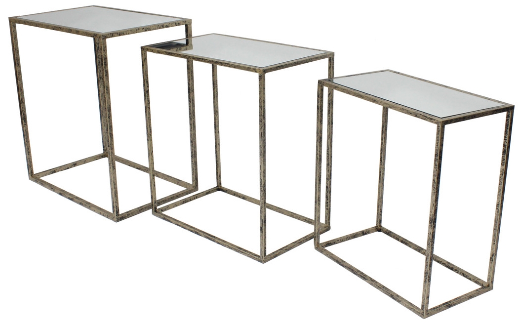 Product photograph of Mindy Brownes Irma Nest Of Tables Set Of 3 from Choice Furniture Superstore.